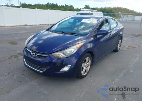 2012 Hyundai Elantra Gls from USA, damaged, VIN 5NPDH4AE4CH066070